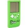 Hra retro digitální Tetris Brick Game padající kostky Zelená na baterie Zvuk