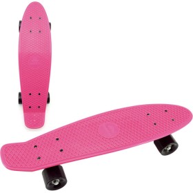 Skateboard dětský pennyboard růžový 60cm kovové osy černá kola
