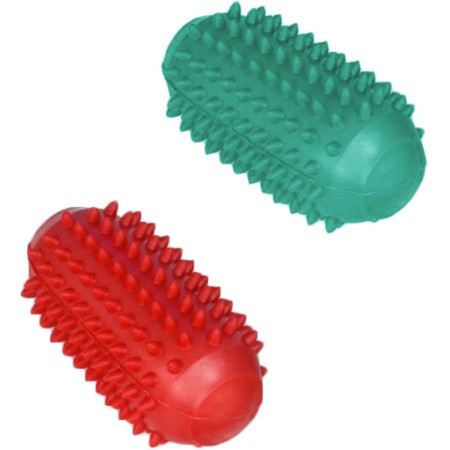 Válec masážní reflexní 13cm stimulační ježek s bodlinkami 2 barvy plast