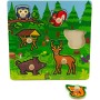 DŘEVO Baby vkládačka lesní zvířátka puzzle s úchyty *DŘEVĚNÉ HRAČKY*