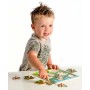 DŘEVO Baby vkládačka lesní zvířátka puzzle s úchyty *DŘEVĚNÉ HRAČKY*
