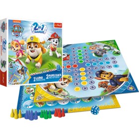 TREFL Hra 2v1 Člověče, nezlob se! Hadi a žebříky Tlapková Patrola 2v1