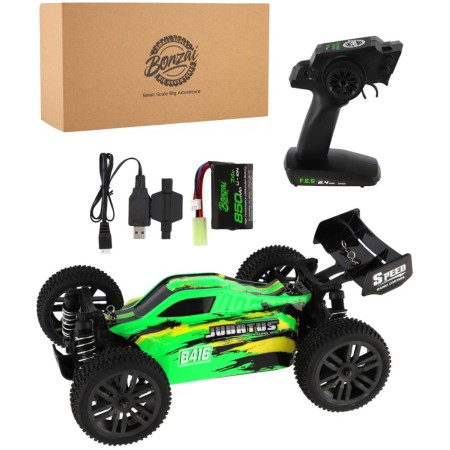 RC Auto Buggy Bonzai Jubatus na vysílačku 2,4GHz 4x4 na baterie Zelené