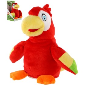 PLYŠ Papoušek Jaroušek opakovací na baterie Zvuk *PLYŠOVÉ HRAČKY*