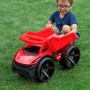 WADER Auto nákladní Maximus baby sklápěč 58cm velká kola červený