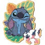 TREFL DŘEVO Puzzle obrysové Disney Lilo & Stitch 20x26cm 50 dílků