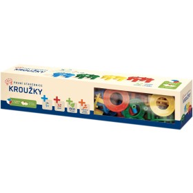 SEVA První baby stavebnice Kroužky 32 dílků v krabici plast