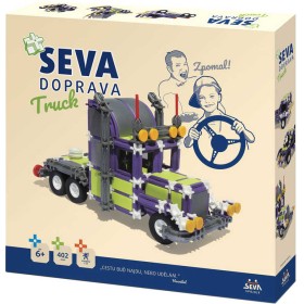 SEVA DOPRAVA Truck polytechnická STAVEBNICE 402 dílků