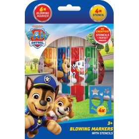 JIRI MODELS Fixy foukací 6ks Tlapková Patrola kluci set se 4 šablonami