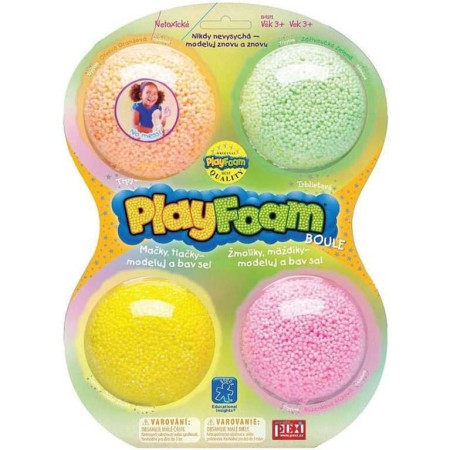 PlayFoam pěnová kuličková modelína boule set 4 barvy holčičí II.