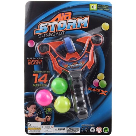 Hra prak vystřelovací set se 3 soft měkkými plastovými míčky