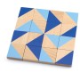 VIGA DŘEVO Tangramy magnetické tvary 40 dílků puzzle skládačka