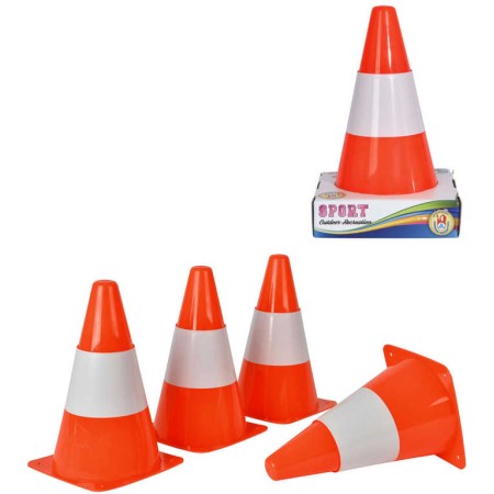 ANDRONI Kužely dopravní výstražné 29cm set 4ks plast