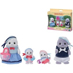 Sylvanian Families Rodina tuleňů set 4 figurky s doplňky k herním setům
