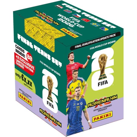 PANINI FIFA World Cup 2026 sběratelské karty 82ks Adrenalyn XL Final Teams