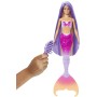 MATTEL BRB Panenka Baribie a dotek kouzla Malibu mořská panna mění barvu