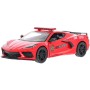 KINSMART Auto model 1:36 Corvette 2021 záchranné složky PB 13cm 2 druhy