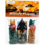 Vojenská army sada figurky vojáci 2 vojska s herním pozadím 2 barvy