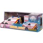 KIDS GLOBE Traffic auto VW Transporter ambulance set s přívěsem PB kov