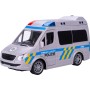 Auto dodávka česká policie CZ design na setrvačník na baterie Světlo Zvuk