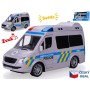 Auto dodávka česká policie CZ design na setrvačník na baterie Světlo Zvuk