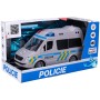 Auto dodávka česká policie CZ design na setrvačník na baterie Světlo Zvuk