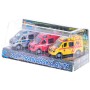 Auto záchranné složky kovové 8cm set 3ks zpětný chod blister