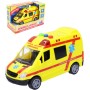 Auto sanitka 14,5cm žlutá ambulance na baterie Světlo Zvuk plast