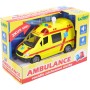 Auto sanitka 14,5cm žlutá ambulance na baterie Světlo Zvuk plast