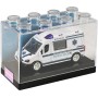 Auto sanitka Ostrava kovová ambulance volný chod v plastovém boxu