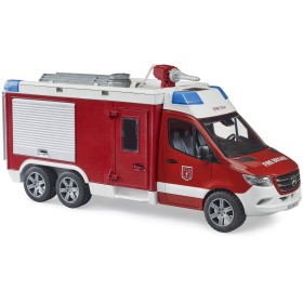 BRUDER 02680 Auto MB Sprinter hasičský vůz funkční model na baterie Světlo Zvuk