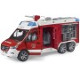 BRUDER 02680 Auto MB Sprinter hasičský vůz funkční model na baterie Světlo Zvuk