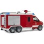 BRUDER 02680 Auto MB Sprinter hasičský vůz funkční model na baterie Světlo Zvuk