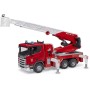 BRUDER 03591 Auto Scania Super 560R Hasiči funkční model na baterie Světlo Zvuk