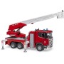 BRUDER 03591 Auto Scania Super 560R Hasiči funkční model na baterie Světlo Zvuk