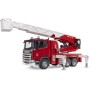 BRUDER 03591 Auto Scania Super 560R Hasiči funkční model na baterie Světlo Zvuk