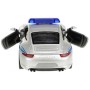 WELLY Auto policie Porsche 911(991) Carrera S kov zpětný chod 12cm