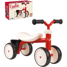 SMOBY Baby odrážedlo Rookie červené odstrkovadlo s košíkem
