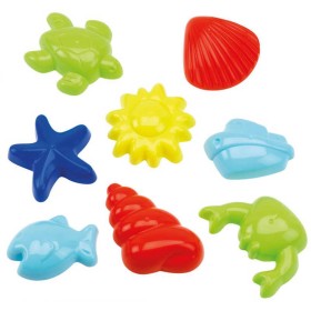 ECOIFFIER Baby formičky na písek moře set 8ks bábovičky plast