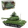Tank obrněné vozidlo 26cm na setrvačník set s figurkou a doplňky plast