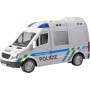 Auto policejní dodávka reálné hlášení na baterie CZ Světlo Zvuk