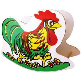 DŘEVO Houpadlo KOHOUT houpací *DŘEVĚNÉ HRAČKY*