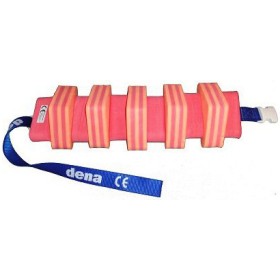 MATUŠKA-DENA Pás plavecký 100cm červený pruhovaný
