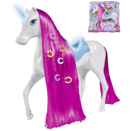 SIMBA Jednorožec česací svítící pro panenku Steffi na baterie Světlo