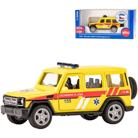 SIKU Super auto Ambulance sanitka Mercedes AMG G65 model kov CZ 2345