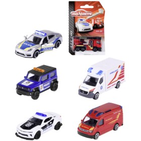 MAJORETTE Auto kovové záchranné složky SOS volný chod 6 druhů