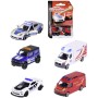 MAJORETTE Auto kovové záchranné složky SOS volný chod 6 druhů