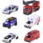 MAJORETTE Auto kovové záchranné složky SOS volný chod 6 druhů