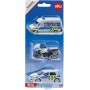 SIKU Set auto osobní Policie 2ks + motocykl česká verze CZ 1824