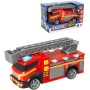 Teamsterz auto červené hasiči 15cm na baterie Světlo Zvuk plast